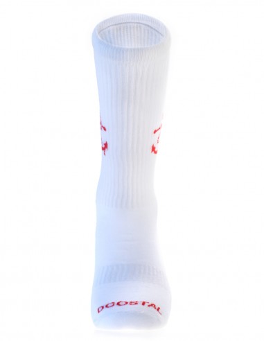 Calcetines Costaleros Blancos Ancla Roja