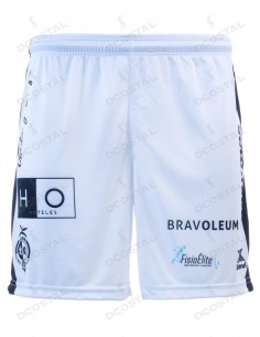 Pantalón Corto de Juego Blanco Jaén Paraíso Interior F.S. 2019/2020