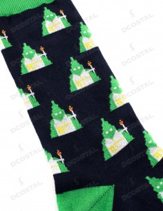 Calcetines Marino con Nazarenos Verde y Blanco 2
