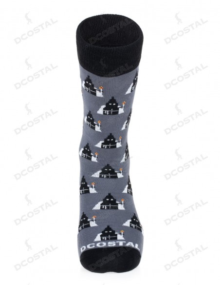 Calcetines Gris Nazarenos Negro y Blanco