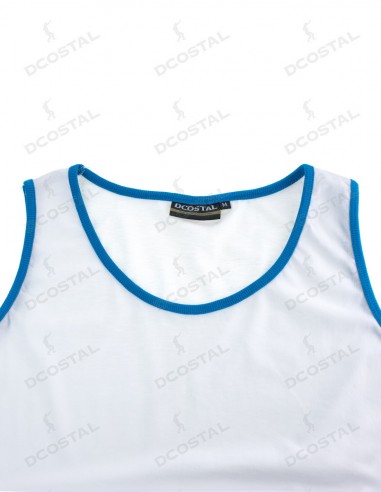 Tirantes Costalero Blanca Filo Azul Punto Liso