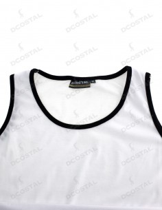 Tirantes Costalero Blanca Filo Negro Punto Liso 2