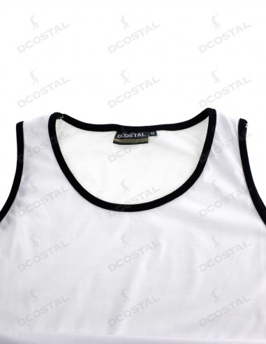 Tirantes Costalero Blanca Filo Negro Punto Liso