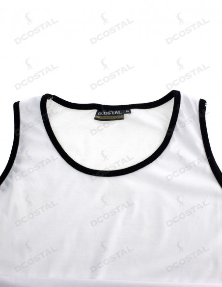 Tirantes Costalero Blanca Filo Negro Punto Liso