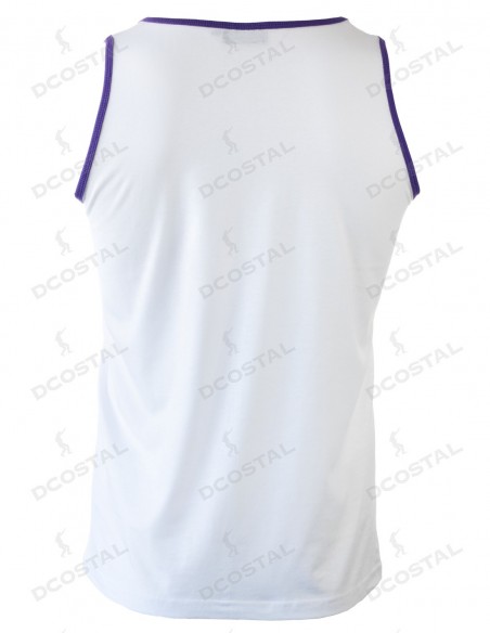 Tirantes Costalero Blanca Filo Morada Punto Liso