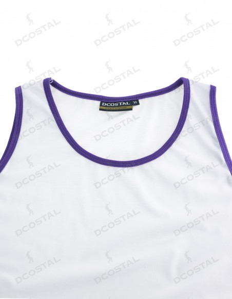 Tirantes Costalero Blanca Filo Morada Punto Liso