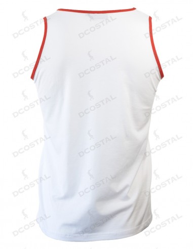 Tirantes Costalero Blanca Filo Rojo Punto Liso