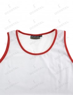 Tirantes Costalero Blanca Filo Rojo Punto Liso 2