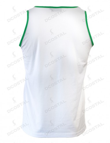 Tirantes Costalero Blanca Filo Verde Punto Liso