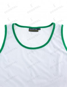 Tirantes Costalero Blanca Filo Verde Punto Liso 2