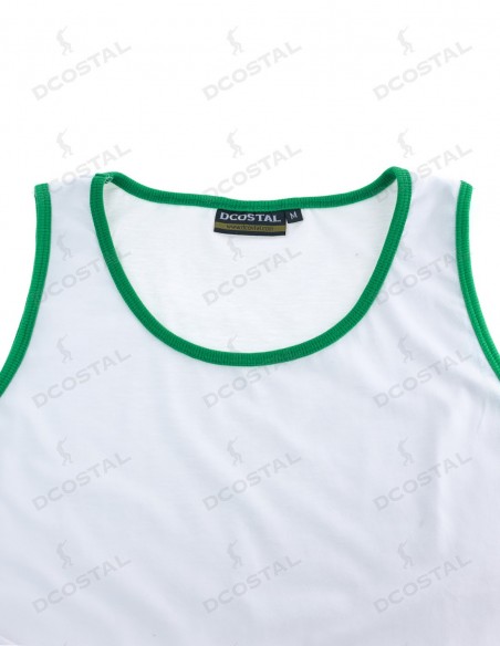 Tirantes Costalero Blanca Filo Verde Punto Liso