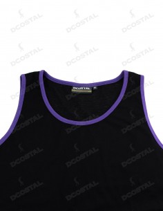 Tirantes Costalero Negra Filo Morado Punto Liso 2