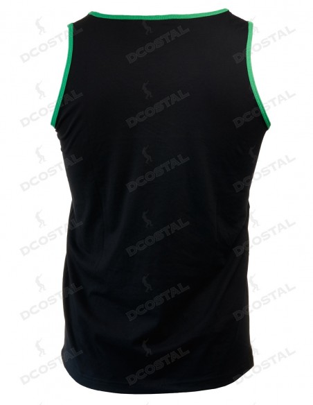 Tirantes Costalero Negra Filo Verde Punto Liso