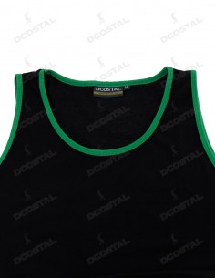 Tirantes Costalero Negra Filo Verde Punto Liso 2