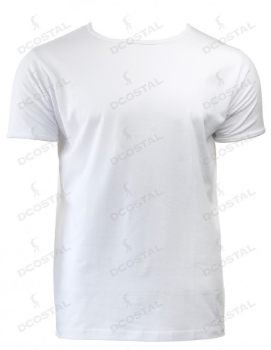 Camiseta Manga Corta Costalero Blanca Punto Liso