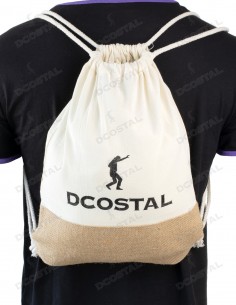 Mochila Cuerdas Costalero de Saco y Tela Natural 2
