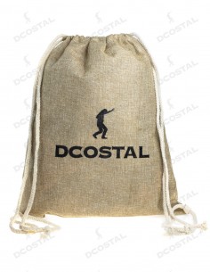 Mochila Cuerdas Costalero Arpillera Yute Saco