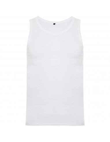 Camiseta Tirantes Costalero Blanca Punto Liso Algodón