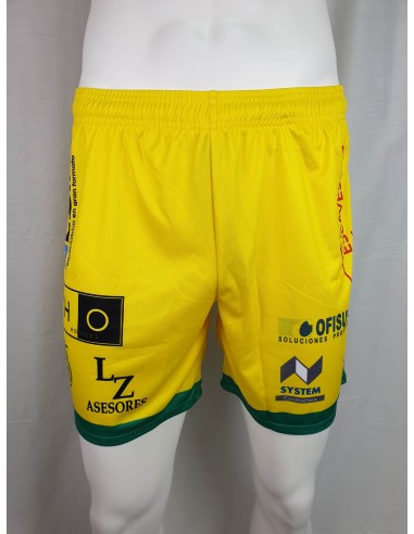 Pantalón Corto de Juego Amarillo Jaén Paraíso Interior F.S. 2020/2021