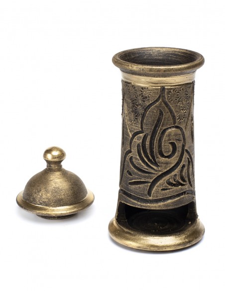 Dispensador Guardar Carbón Oro
