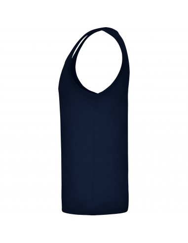 Camiseta Tirantes Azul Marino Punto Liso Algodón