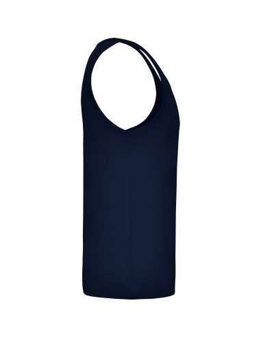 Camiseta Tirantes Azul Marino Punto Liso Algodón