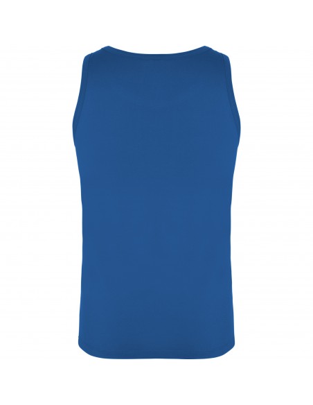 Camiseta Tirantes Costalero Azul Royal Punto Liso Algodón