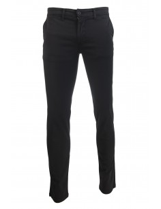 Pantalón Costalero Chino Negro Slim