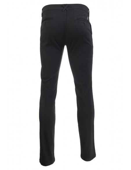 Pantalón Costalero Chino Negro Slim