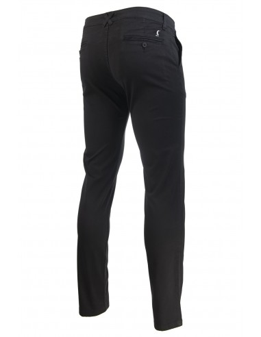 Pantalón Costalero Chino Negro Slim
