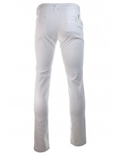 Pantalón Costalero Chino Blanco Slim 2