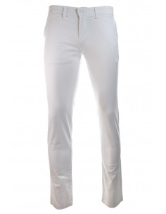 Pantalón Costalero Chino Blanco Slim