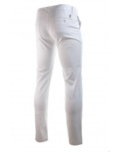Pantalón Costalero Chino Blanco Slim