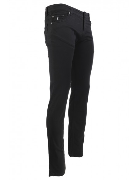 Pantalón Costalero Cinco Bolsillos Negro Slim