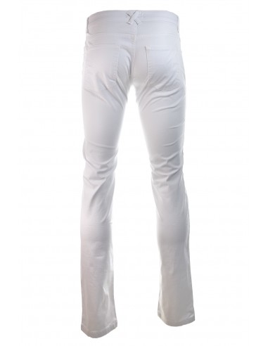 Pantalón Costalero Cinco Bolsillos Blanco Slim