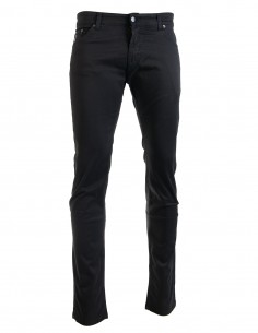 Pantalón Costalero Cinco Bolsillos Negro Slim