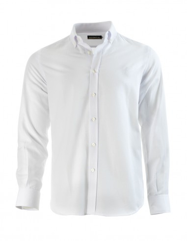Camisa Lisa Oxford Blanca DCOSTAL
