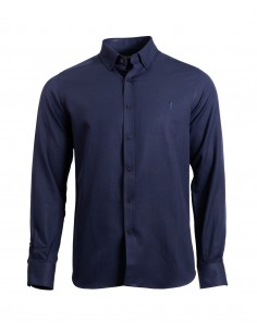 Camisa Lisa Oxford Azul Marino DCOSTAL