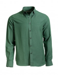 Camisa Lisa Oxford Verde DCOSTAL