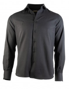 Camisa Lisa Negra Costalero Oxford