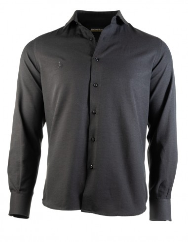 Camisa Lisa Negra Costalero Oxford