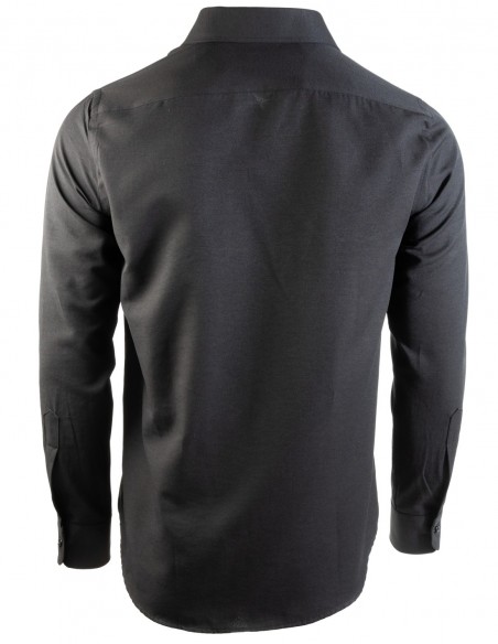 Camisa Lisa Negra Costalero Oxford