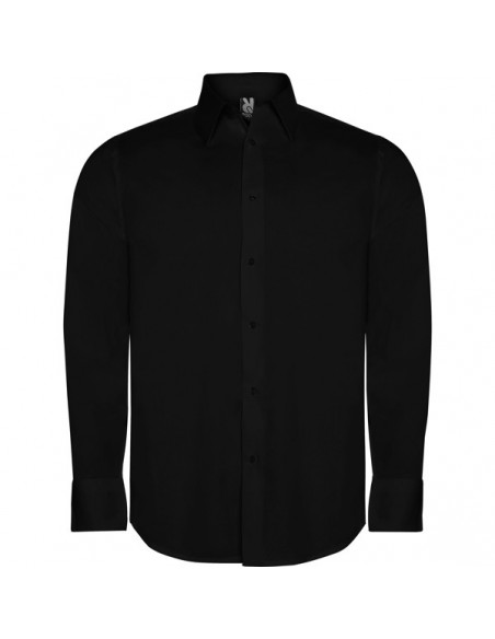 Camisa Lisa Negra Costalero Stretch