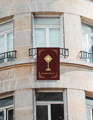 Balconera Corpus Christi Granate Vertical