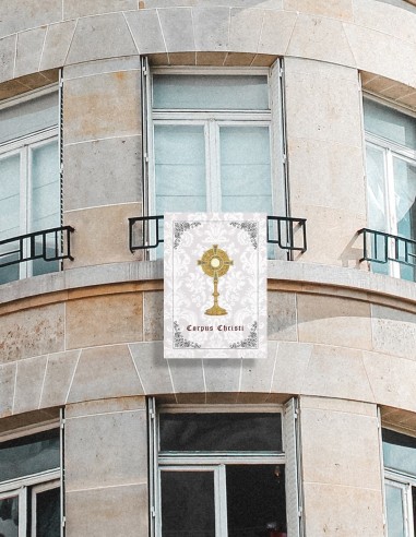 Balconera Corpus Christi Blanca Vertical