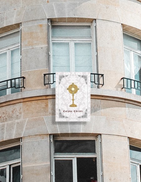 Balconera Corpus Christi Blanca Vertical
