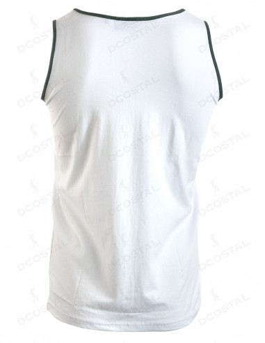 Tirantes Costalero Blanca Filo Verde Punto Liso