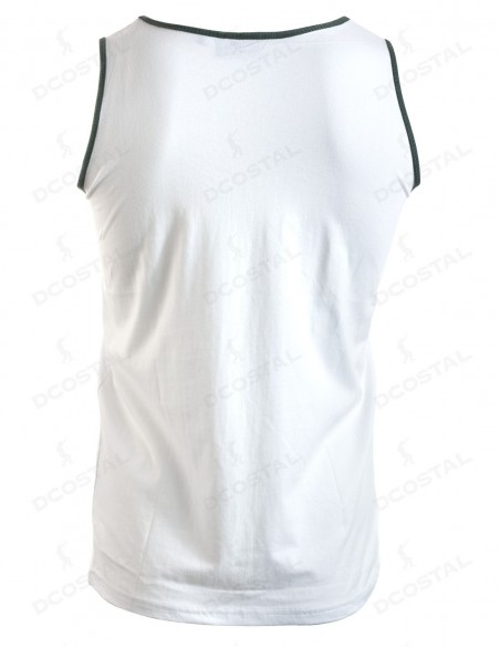 Tirantes Costalero Blanca Filo Verde Punto Liso