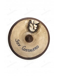 Soporte plato de varilla de incienso "SOY COSTALERO" 2