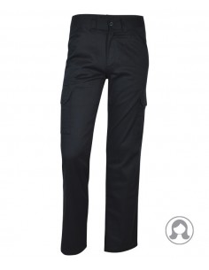 Pantalón multibolsillos negro para costaleros